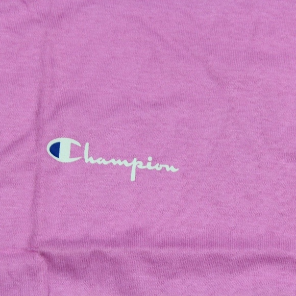 pink champion crop top